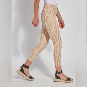 LYSSE Beige Patterned Smoothing Legging